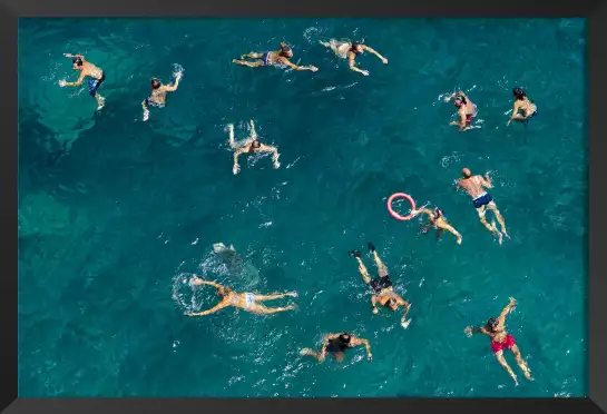 Tous à l'eau! - tableau bord de mer