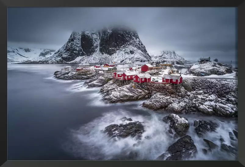 Hiver magique aux lofoten - paysage du monde