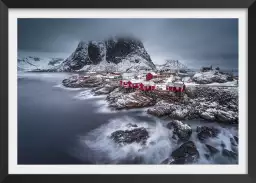 Hiver magique aux lofoten - paysage du monde