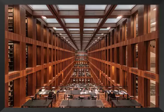 Library in berlin - tableau contemporain