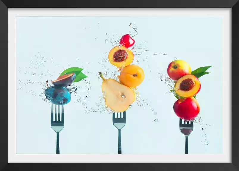 Une salade de fruit ! - affiche fruits