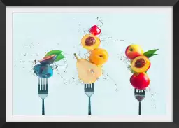 Une salade de fruit ! - affiche fruits