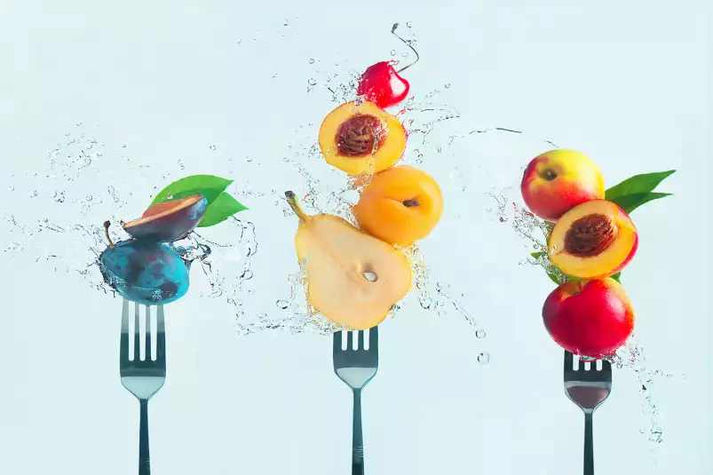 Une salade de fruit ! - affiche fruits