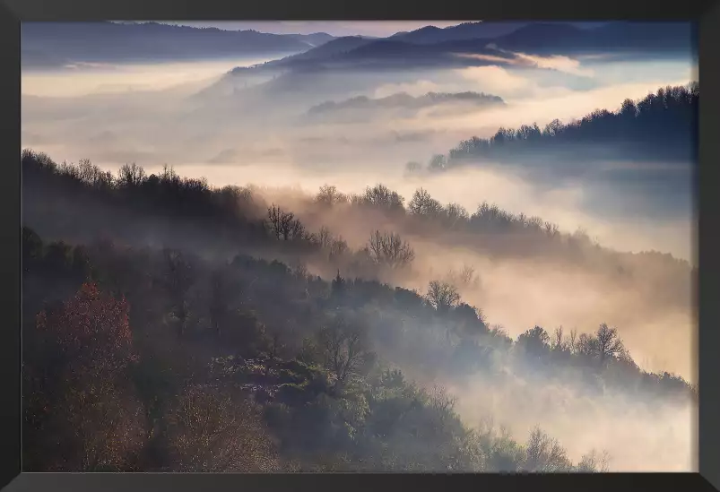 Brume magique - poster montagne