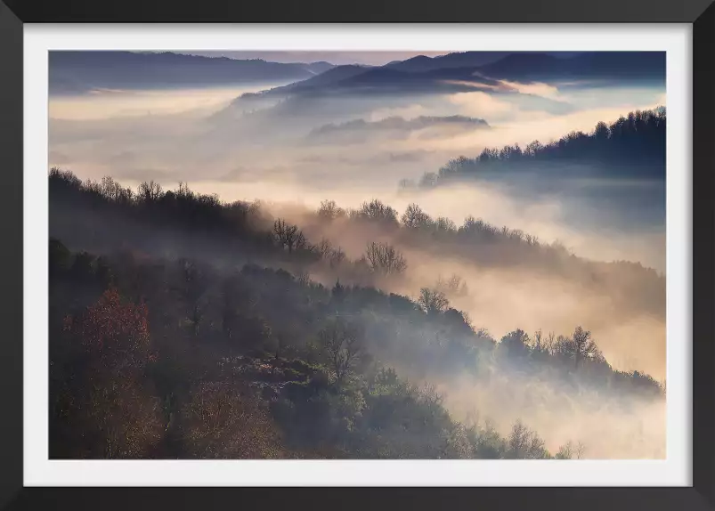 Brume magique - poster montagne