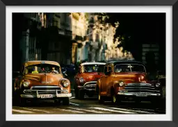 Vintage taxi - affiche auto