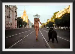 Street nude - photo contemporaine