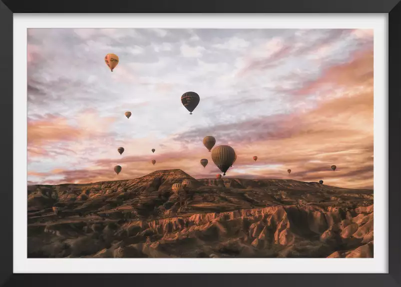 Montgolfière en Cappadoce - paysage nature