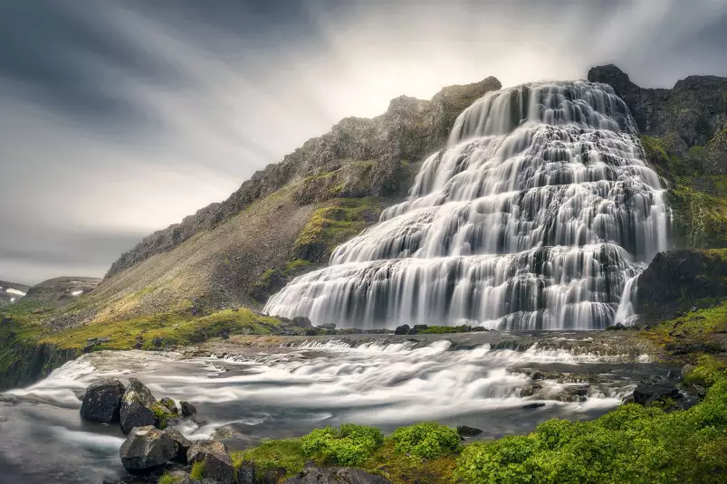 Cascade zen - tableau paysage