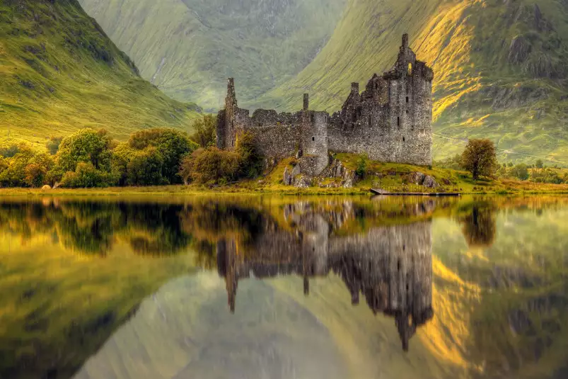 Château kilchurn - paysage nature