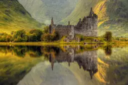 Château kilchurn - paysage nature