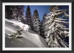 Freeride ski session - affiche ski