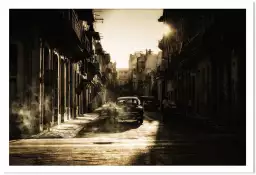Sunset cubain - affiche ville du monde