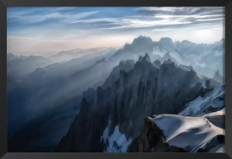 Un matin à l'aiguille du midi - paysage montagne