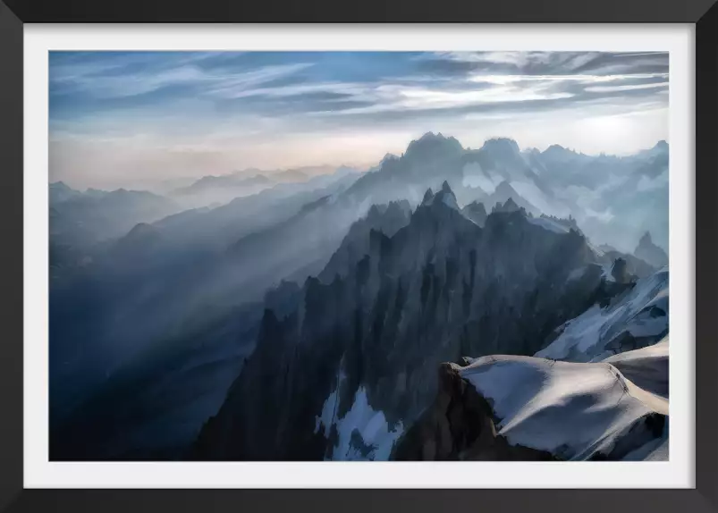 Un matin à l'aiguille du midi - paysage montagne