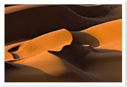 Dune et lumière - tableau paysage desert