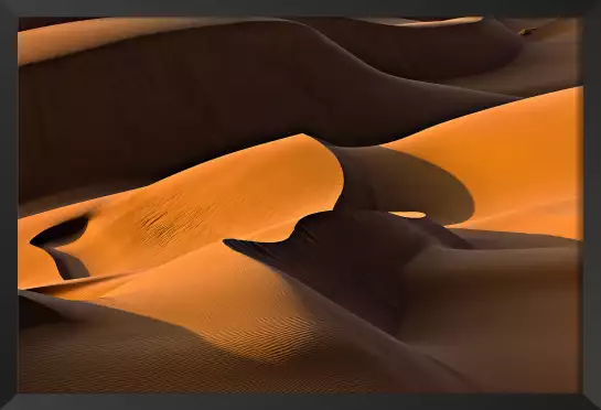 Dune et lumière - tableau paysage desert