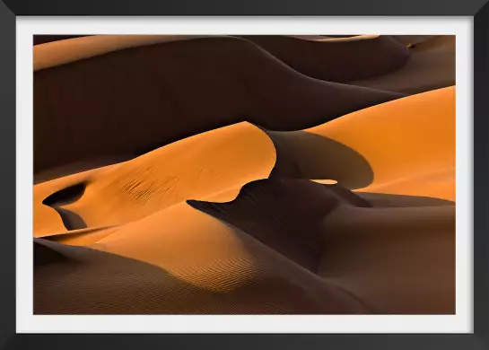 Dune et lumière - tableau paysage desert