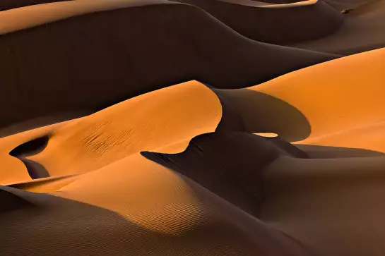 Dune et lumière - tableau paysage desert