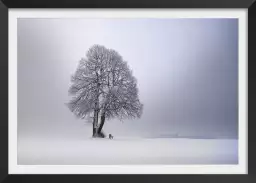 Lumière d' hiver - tableau arbre