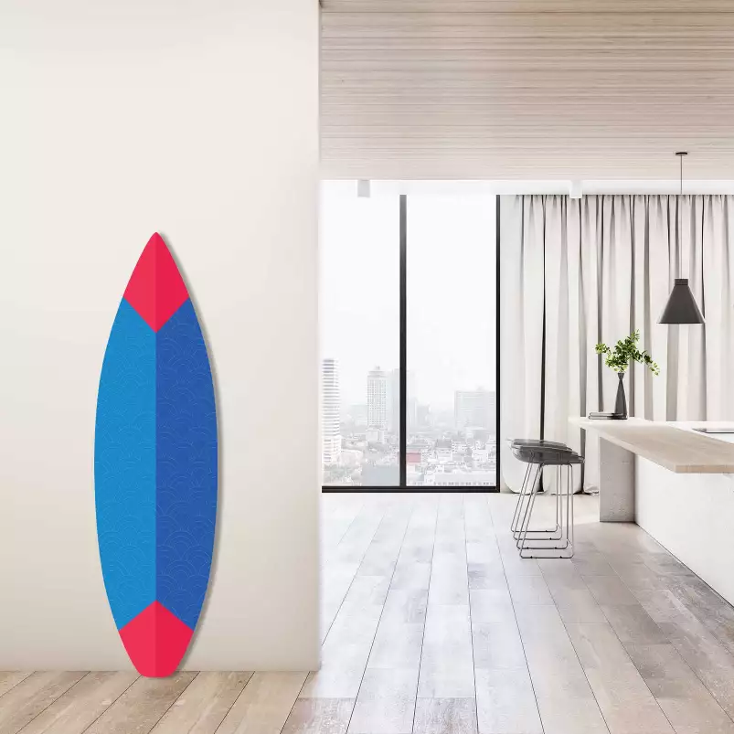 Surf Blue Lagoon - planche deco de surf