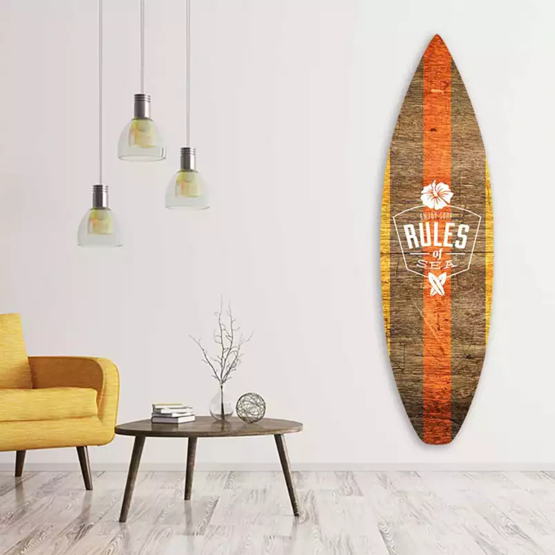 Surf Rules - planche surf deco