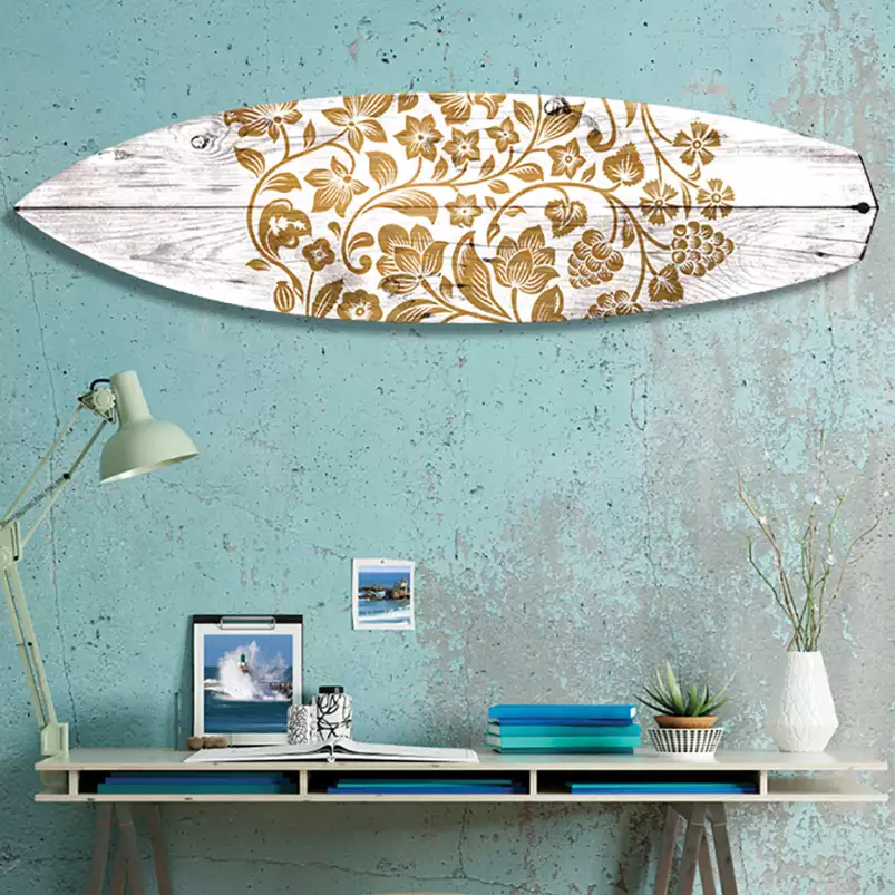 Surf Fleurs - deco planche de surf