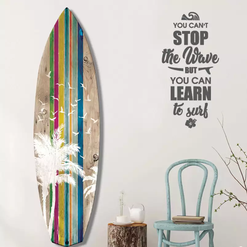 Palm Surf - deco planche de surf