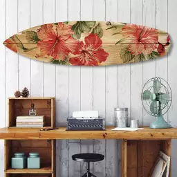 Surf Vintage - planche deco de surf