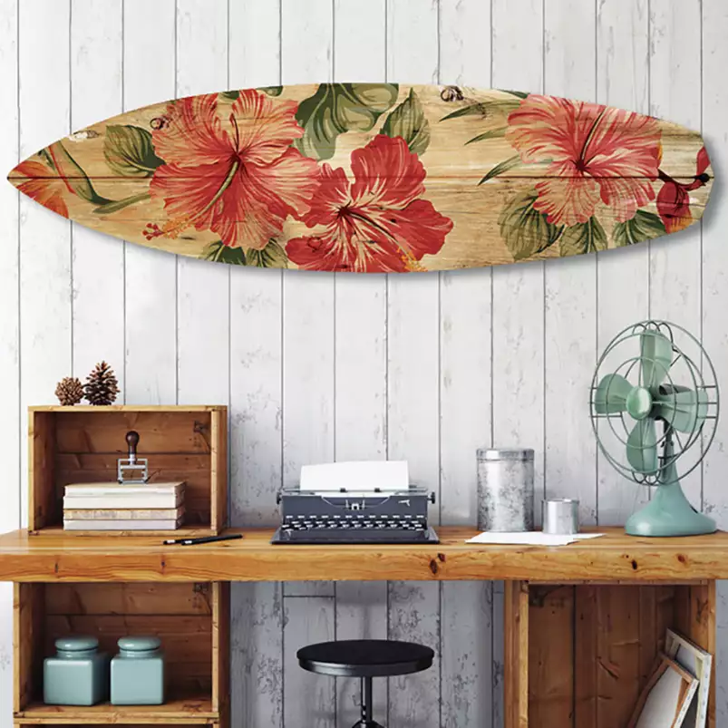 Surf Vintage - planche deco de surf