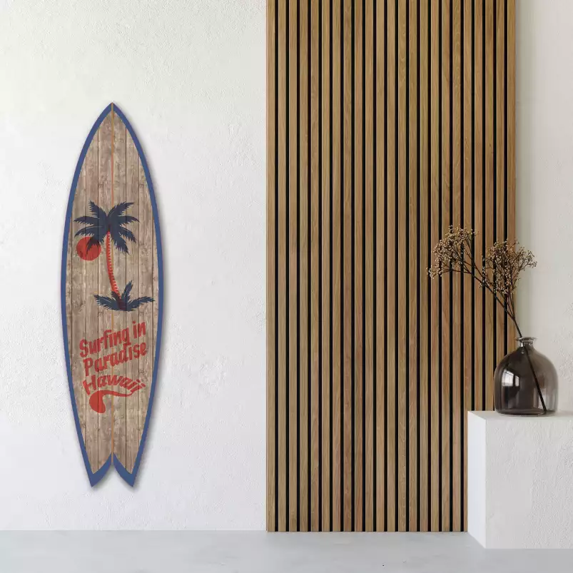 Paradise - planche surf deco