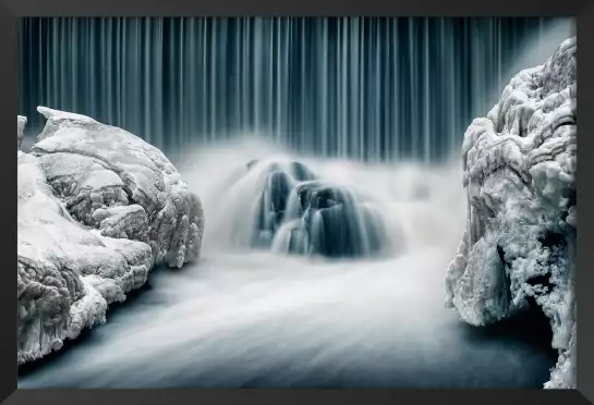 Cascade de glace - paysage hiver