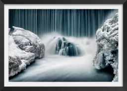 Cascade de glace - paysage hiver