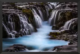 Islande beaute bleue - tableau paysage lac