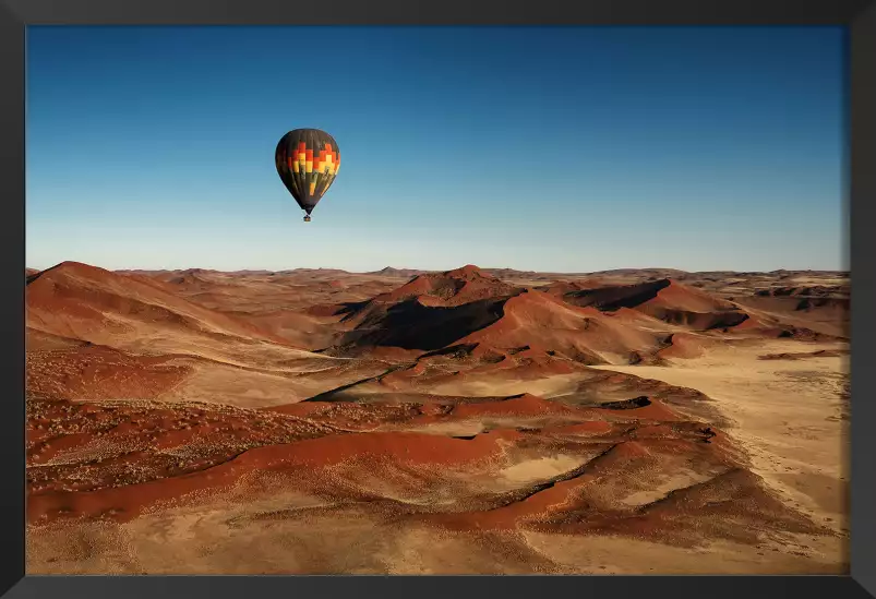 Vol au dessus du desert - tableau paysage desert