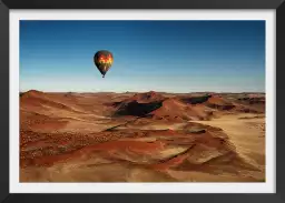 Vol au dessus du desert - tableau paysage desert