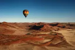 Vol au dessus du desert - tableau paysage desert