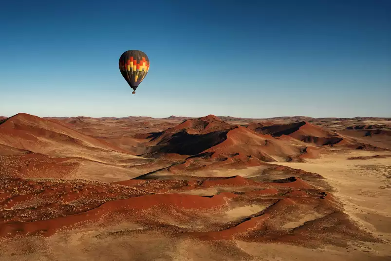 Vol au dessus du desert - tableau paysage desert