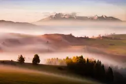 Automne serein - paysage montagne