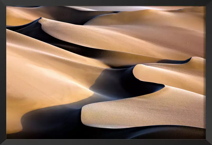 Vagues de sable - tableau paysage desert