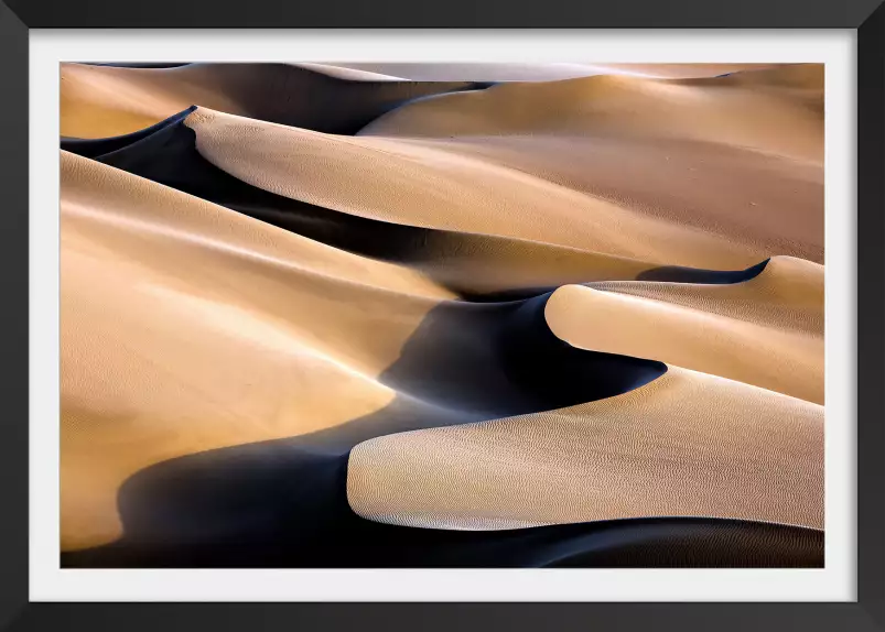 Vagues de sable - tableau paysage desert