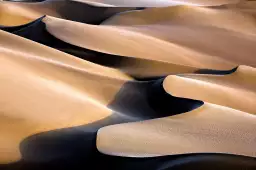 Vagues de sable - tableau paysage desert