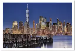 Manhattan skyline - affiche architecture