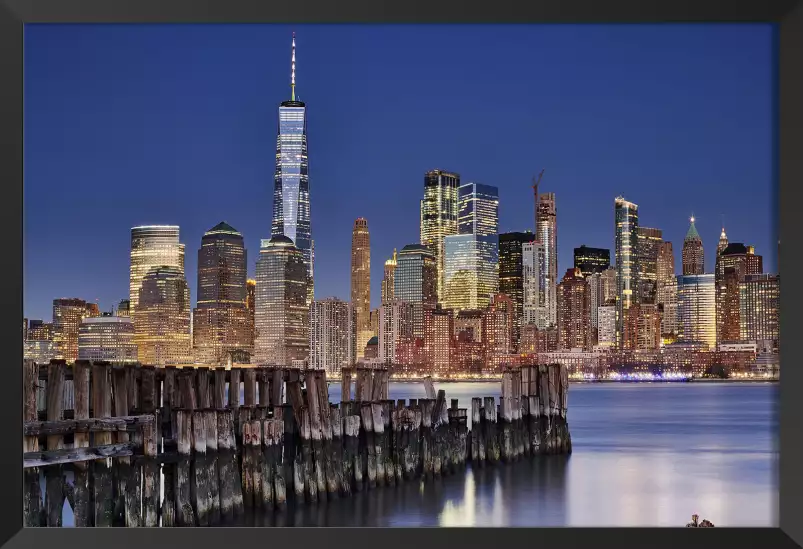 Manhattan skyline - affiche architecture