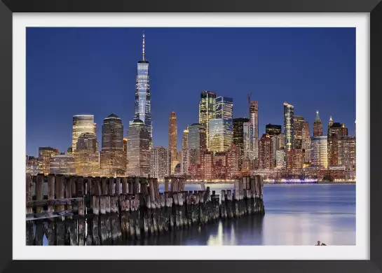 Manhattan skyline - affiche architecture