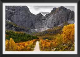 Lofoten, face au mur - paysage montagne