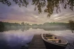 Lacs colorés - tableau paysage lac