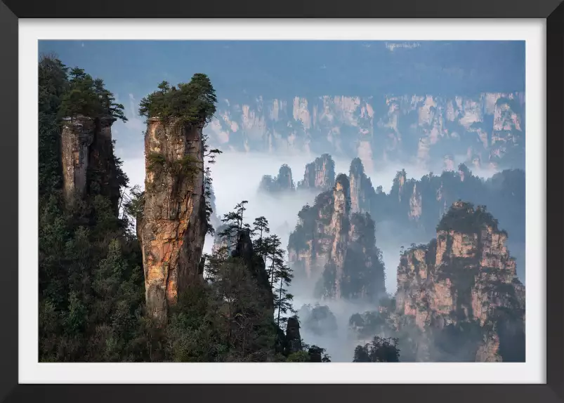 Roches en asie - montagnes chine