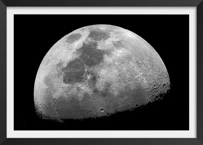 La lune - poster astronomie