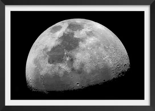 La lune - poster astronomie